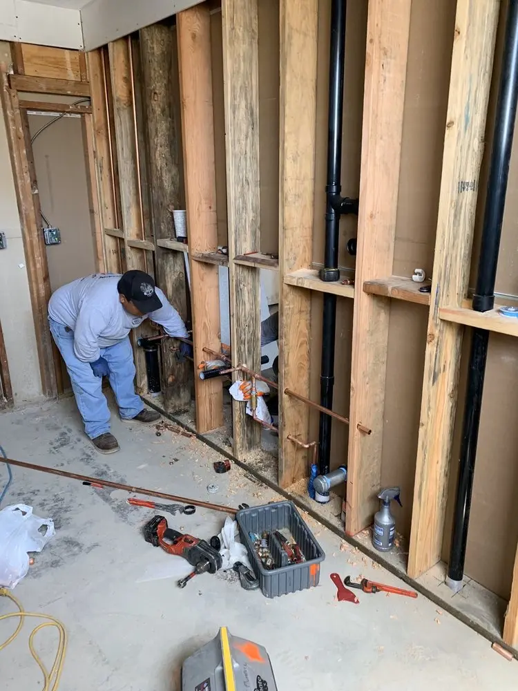 Commercial rough-in plumbing for Water Heater Replacement in Tiltons Corners